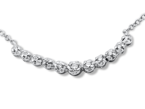 Diamant Colliers in Weißgold