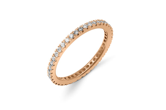 Memory Verlobungsring Rotgold