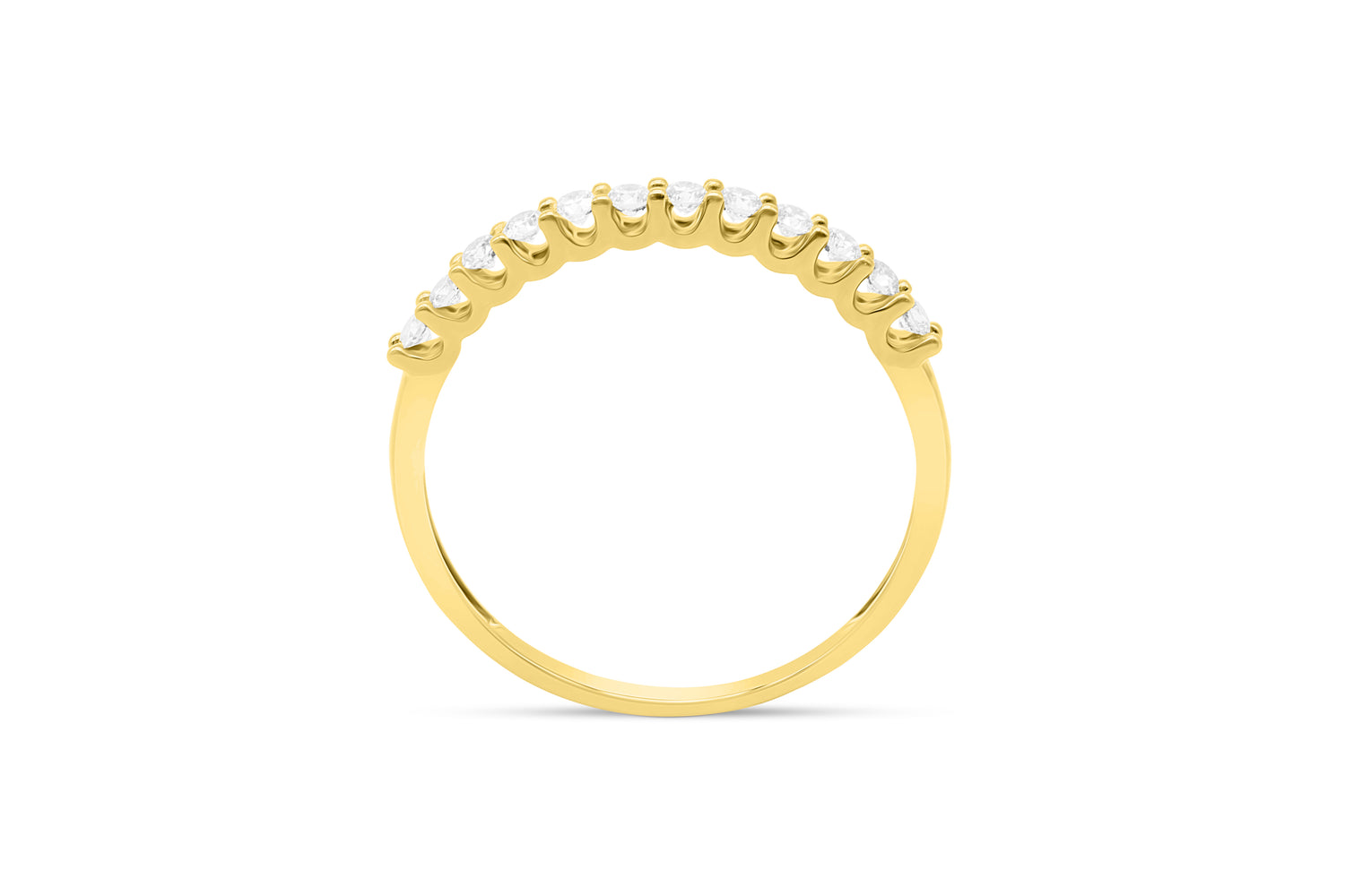 Diamantring Vorsteckring mit 0,25ct Diamanten in 750 (18K) Gelbgold