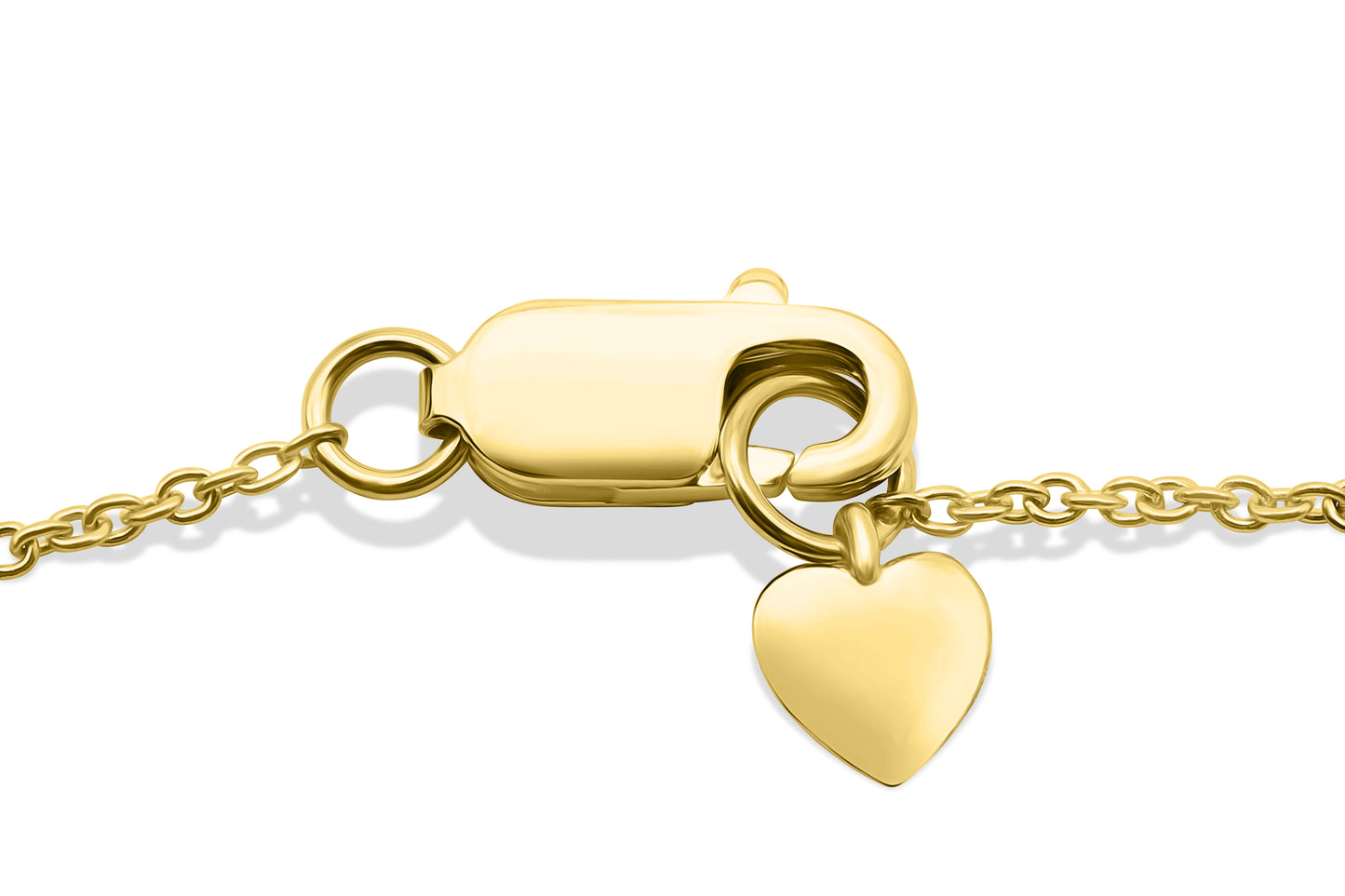 Gelbgold Armband Verschluss mit Herz