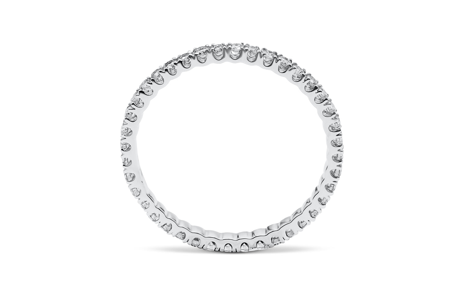 Memory Eternity Diamantring mit 0,5ct Diamanten in 750 (18K) Weißgold